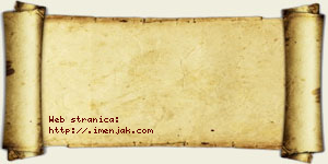 Isidora Jerotić vizit kartica